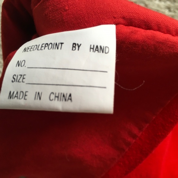 Vintage Needlepoint Christmas Stocking-Golfer - Picture 4 of 9